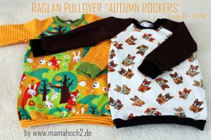 "Autumn Rockers" Raglan Pullover ⋆ Mamahoch2