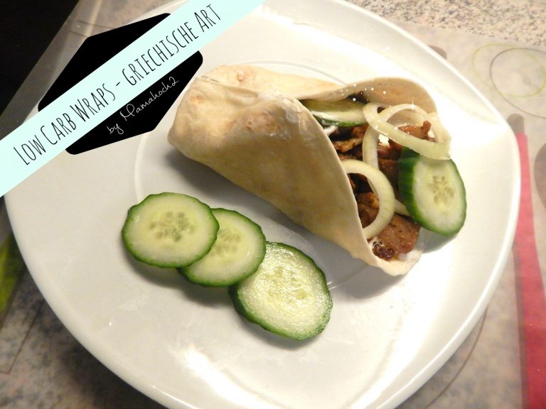 Die besten Low Carb Rezepte #2: Low Carb Wraps - griechische Art ⋆ ...